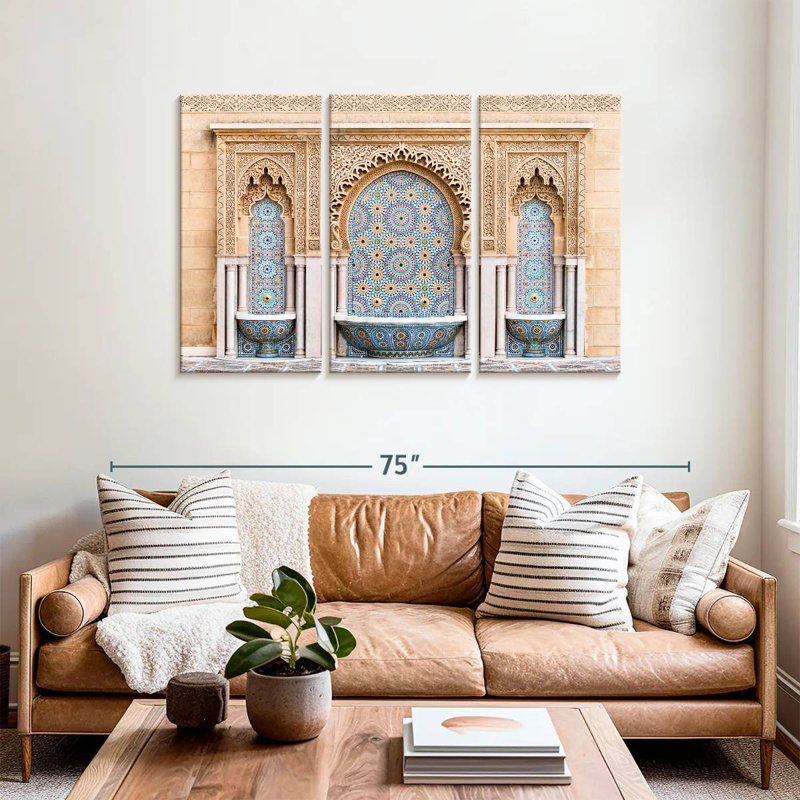 Kavia Fountains At Rabbat Mosque, 36" H x 57" W
