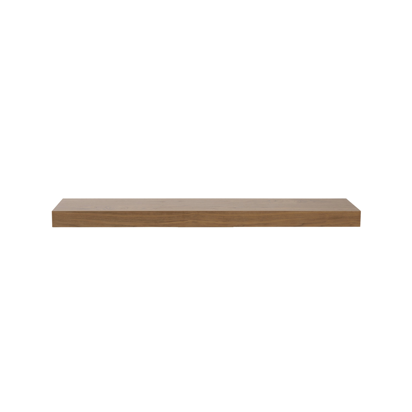 Sherice Floating Shelf, Walnut, 1.97" H x 36.23" W x 10.24" D
