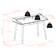 Solid Wood Base Writing Desk