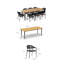 Claudia 6 Seat Rectangular Dining Set-1384157798