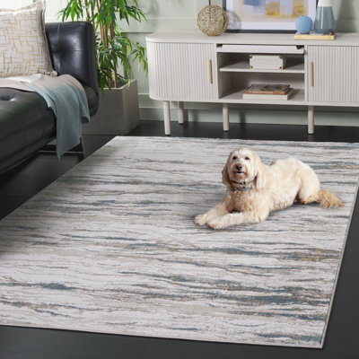 Tapis abstrait Keryn Performance
