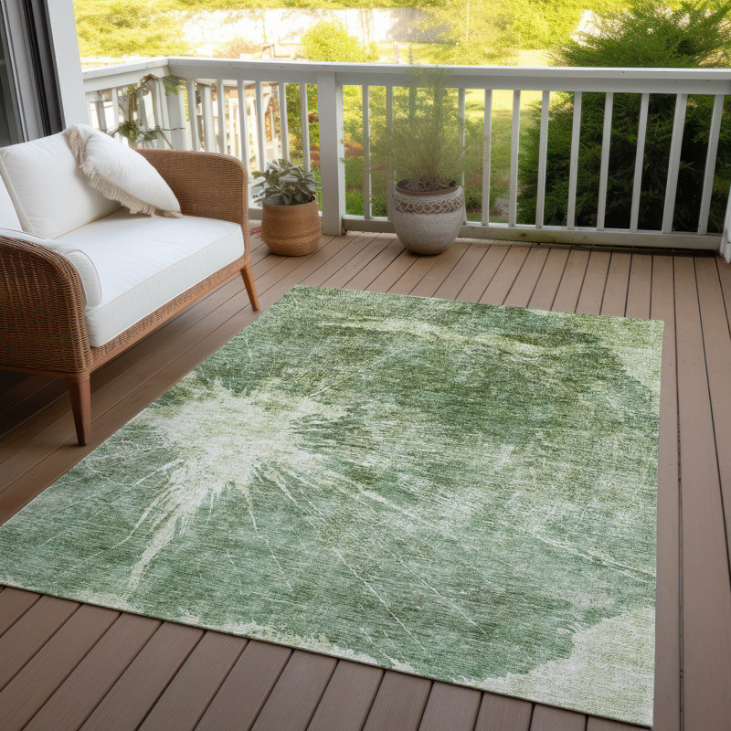 Tapis intérieur / extérieur Sharna avec envers antidérapant, Rectangle 2 pi 6 po x 3 pi 10 po