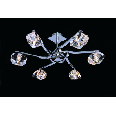 Barham Glass Semi Flush Mount