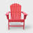 LuXeo Hampton Poly Plastic Adirondack Chair-283027826