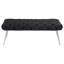Banc rembourré noir Galiano-464228618