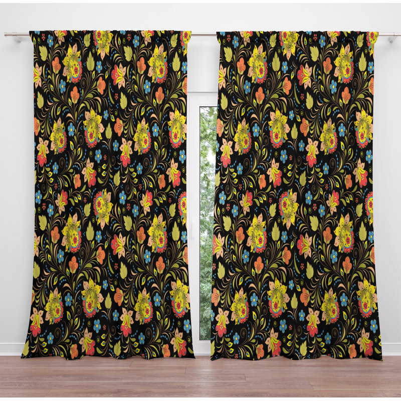 Rideau en polyester Karaman, L 20 po x L 61 po