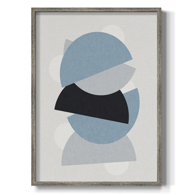 Shapely Blues I, reproduction encadrée - bois massif
