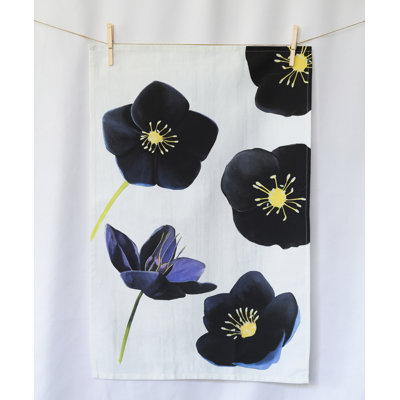 Cotton Floral Tea Towel Kitchen Towel