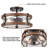 Odegaard Glass Flush Mount