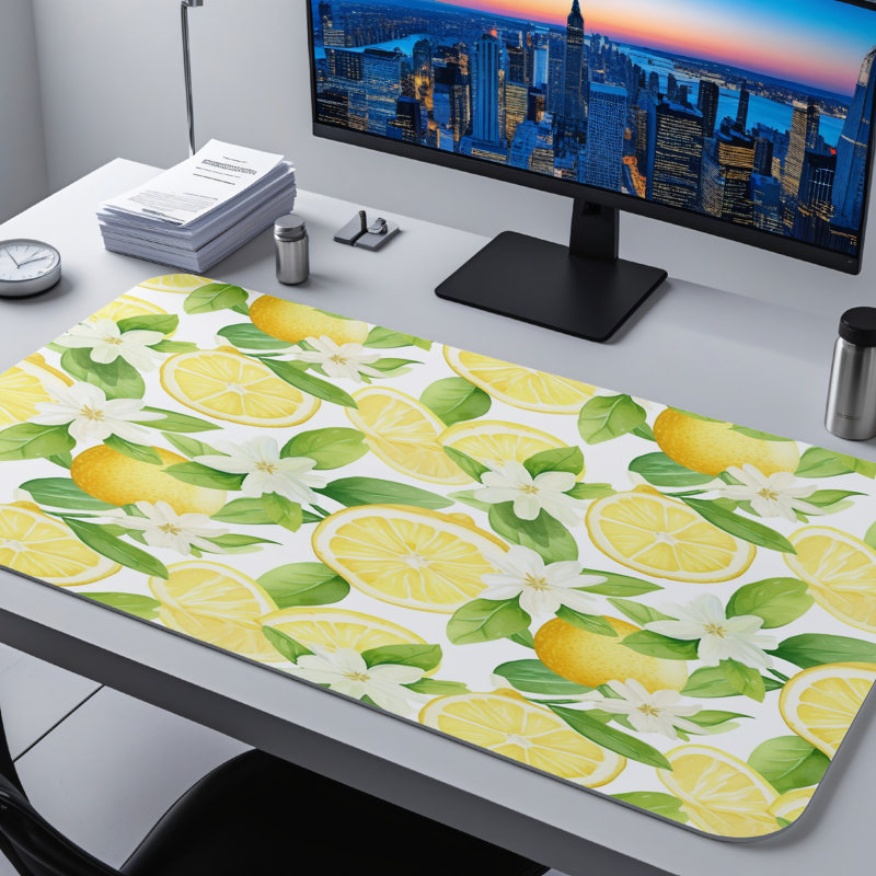 Polyester Desk Pad, 31.5x15.5