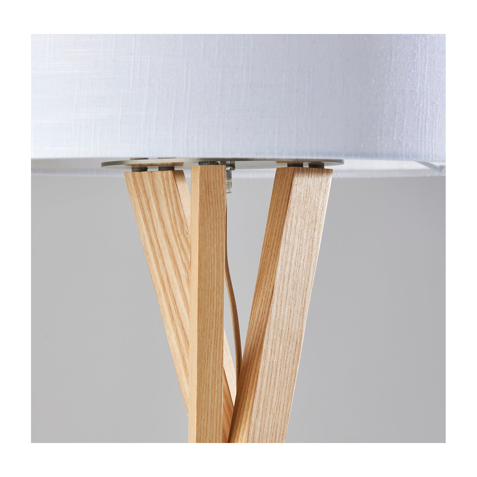 Harcourt 63'' Solid Wood Floor Lamp, Natural Wood