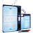 Hockey Dry Erase Board For Coaches 15x10.5 Inch Double Sided 