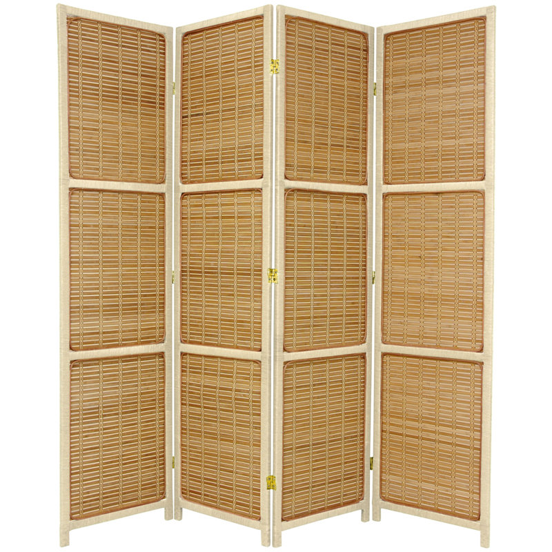 Window Accent Room Divider, Cream, 4