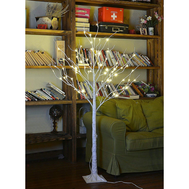 LED Lighted Trees & Branches, 48" H x 48" W x 3" D