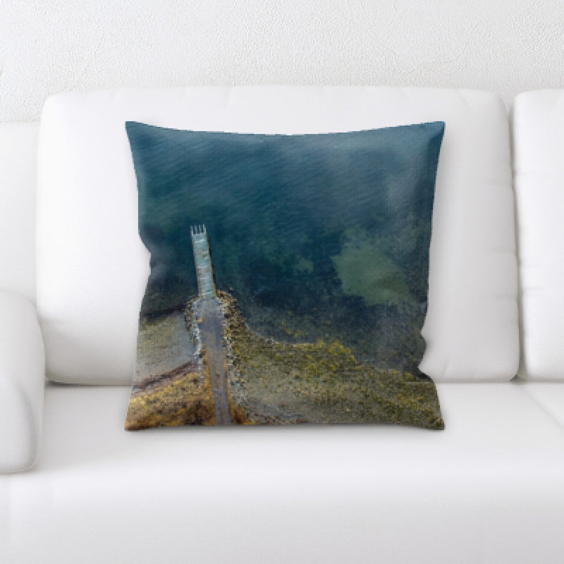 Microsuede Throw Pillow