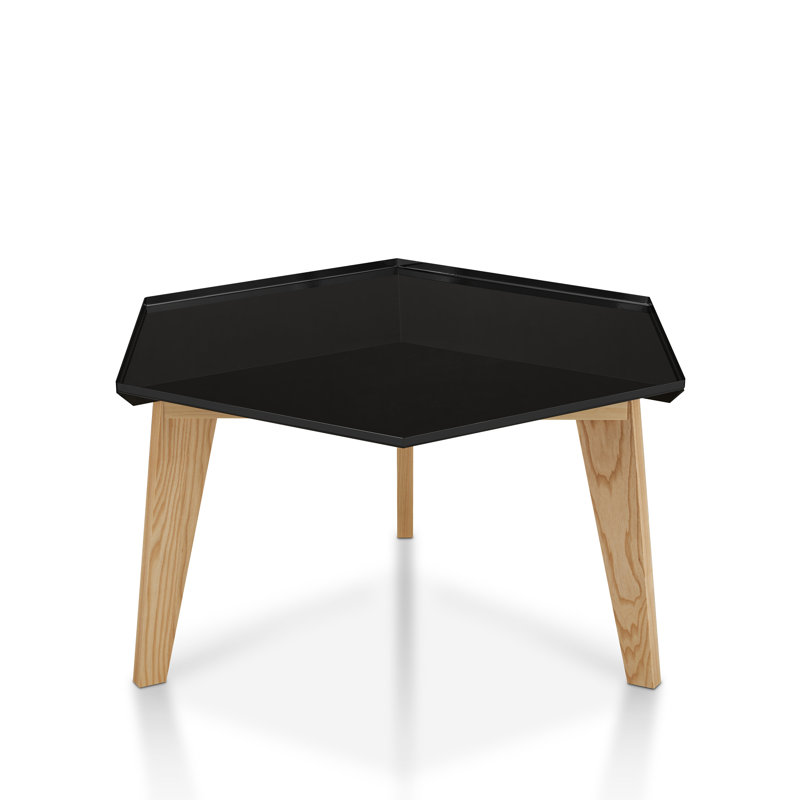 Delano Three Leg Coffee Table, Black