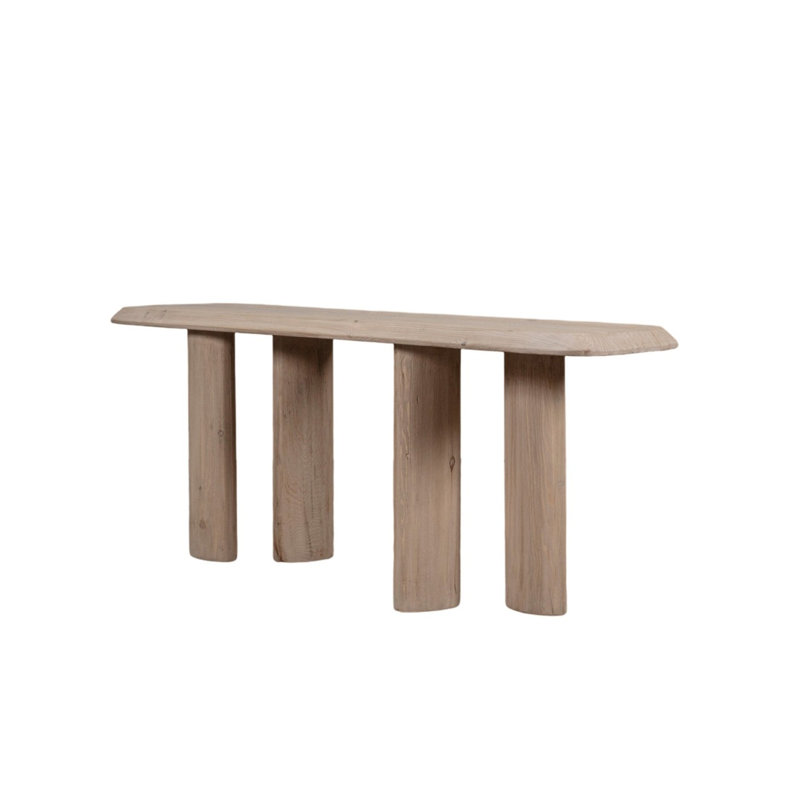 93.7 in. Solid Wood Console Table
