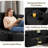 Boneless 111.2" W Sectional Compression Sofa 4 Piece Corduroy Modular Boneless Cloud Couch With Center Console Storage & USB Charging & Cup Holders & Ottoman-697963322