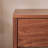 Walnut TV cabinet end table set