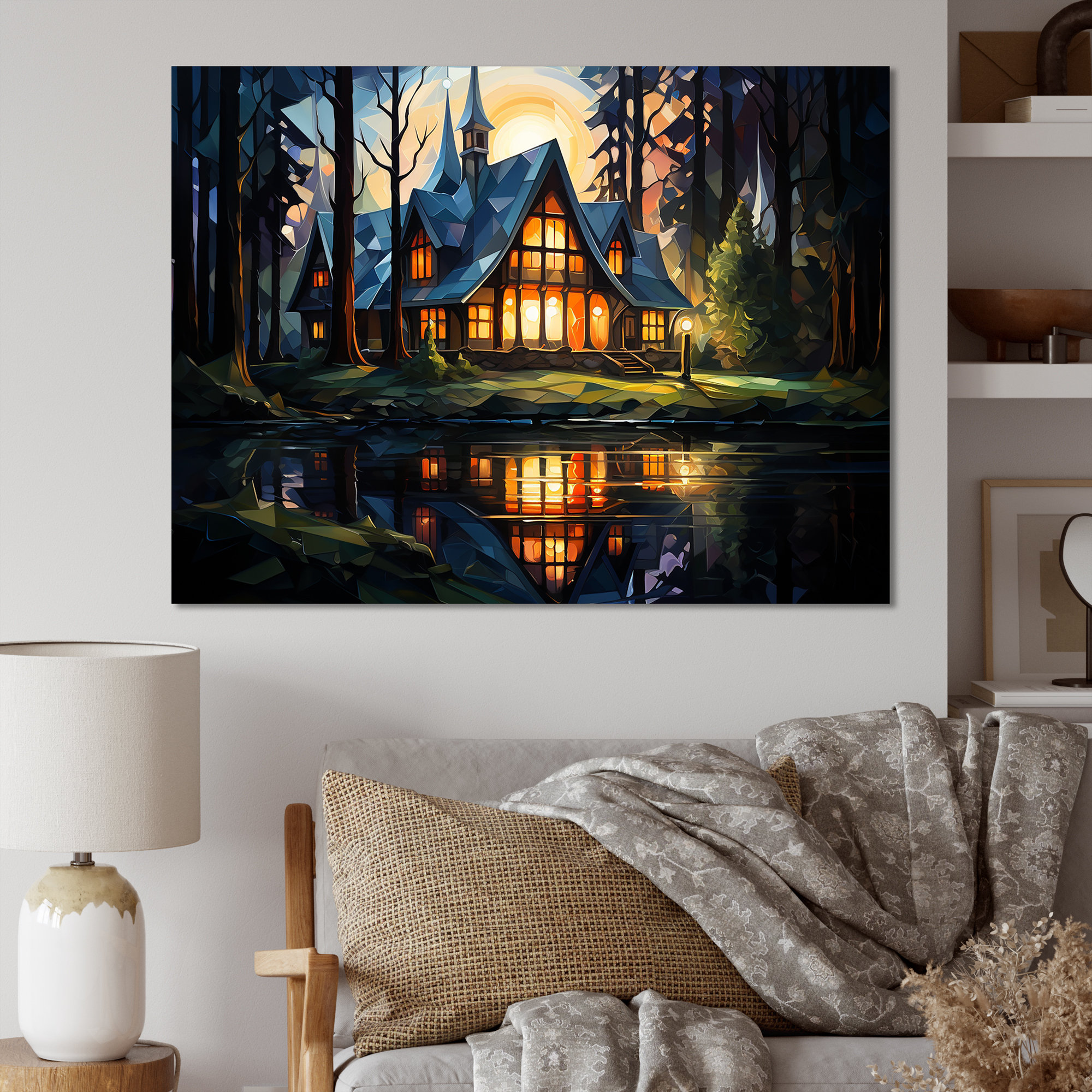 Winston Porter Lake House Garden Gateway 4 - Landscape Wall Art | Wayfair