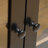 Zaria 23.3" W Farmhouse Storage Cabinet with Glass Doors