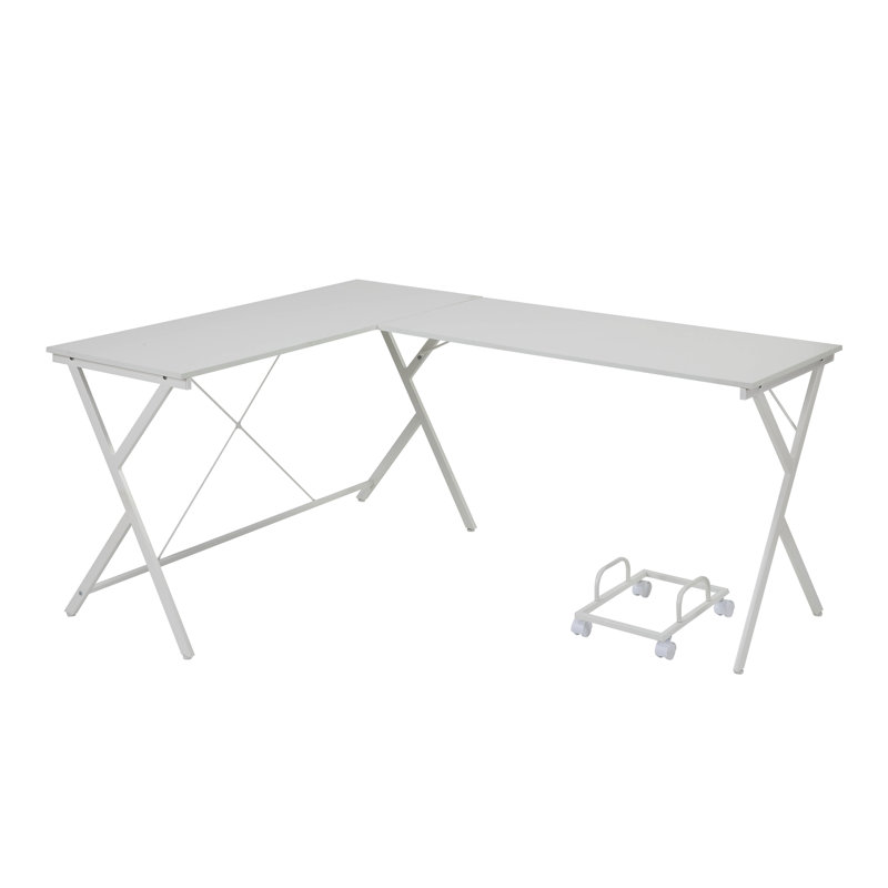 Dazenus  Finish Computer Desk (Not Including Office Chairs), White