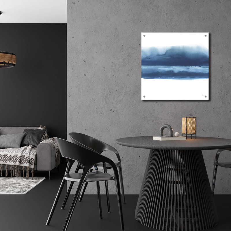 Art mural en verre Wrought Studio ™ «Serenity Sea 6» par Chris Paschke, H 24 po x l 24 po x P 0,2 po