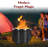 Round Wood Burning Smokeless Outdoor Fireplace