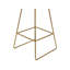 Anjail Upholstered Counter Stool with Metal Frame-1455405843