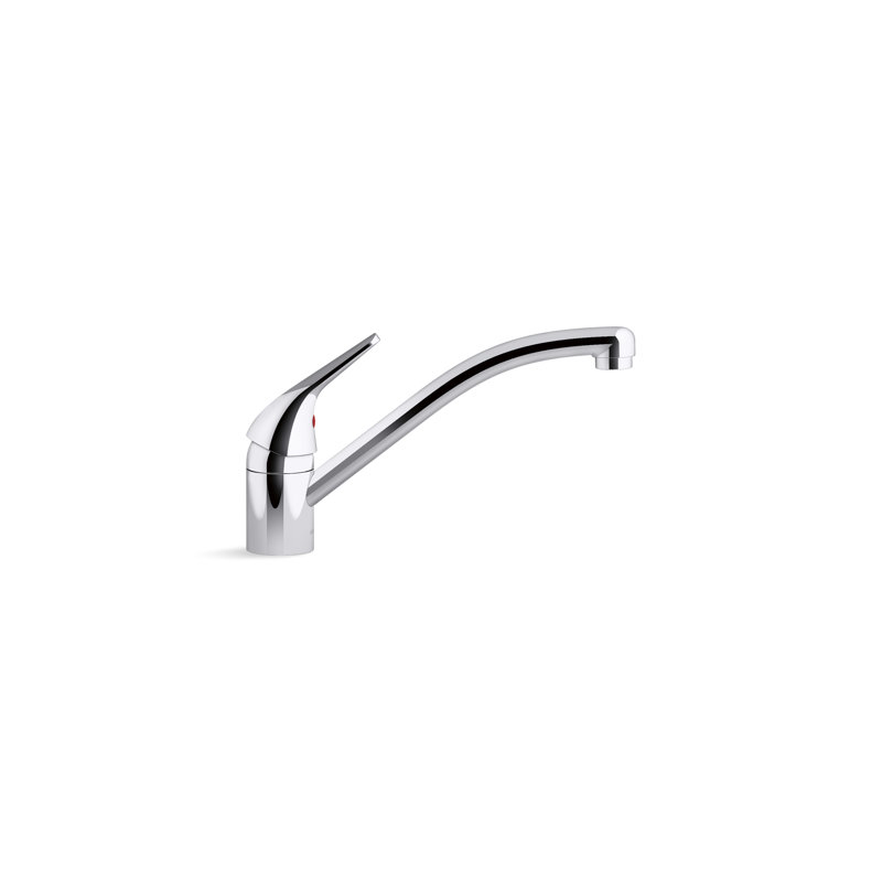 Single Handle Kitchen Faucet, Polished Chrome
