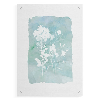 Silhouette Botanical IV - reproduction de toile seulement - non encadrée