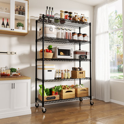 Multi-Size 5-Tier Kitchen Shelf