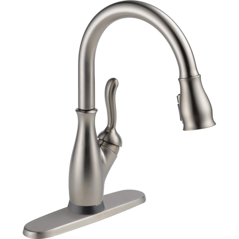 Leland Touch2O Kitchen Faucet with Touchless Technology, Spotshield Stainless