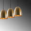 Lustre moderne moderne, hauteur réglable 49,2 po x 7,9 po x 4,0 po, structure en métal, 3 douilles E27 (40 W maximum) | Design scandinave élégant, parfait pour le salon et la salle à manger | Luminaire glamour pour la maison-293288667