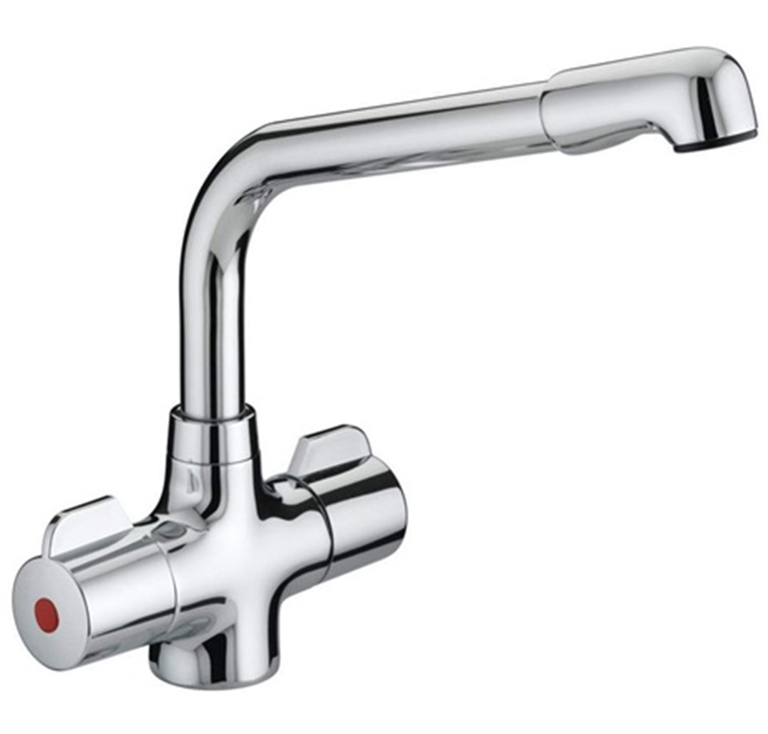 Manhattan Double Handle Monobloc Mixer Tap