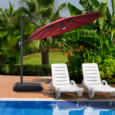 Asucena 15 Lb. Plastic Free Standing Umbrella Base