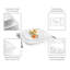 Brandermill 18 Piece Porcelain China Dinnerware Set, Service for 6