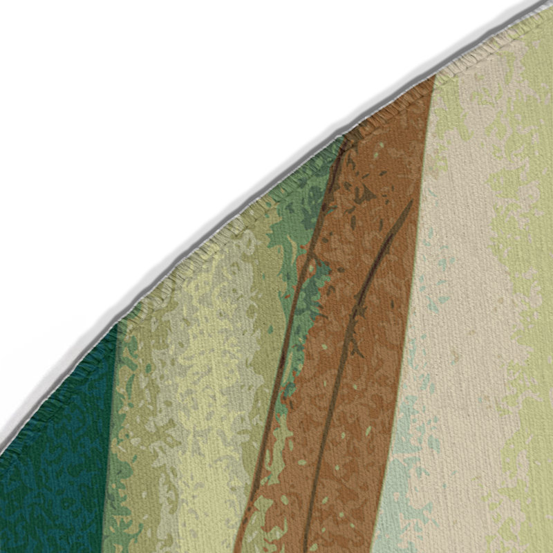 Tapis intérieur et extérieur Radiant Peaks, Rond 5 pi