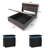 3-Piece Bedroom Set ,Upholstered Platform Bed With A Hydraulic Storage System , LED ,USB Charging And 2 LED Nightstand-1317365390-1334221752