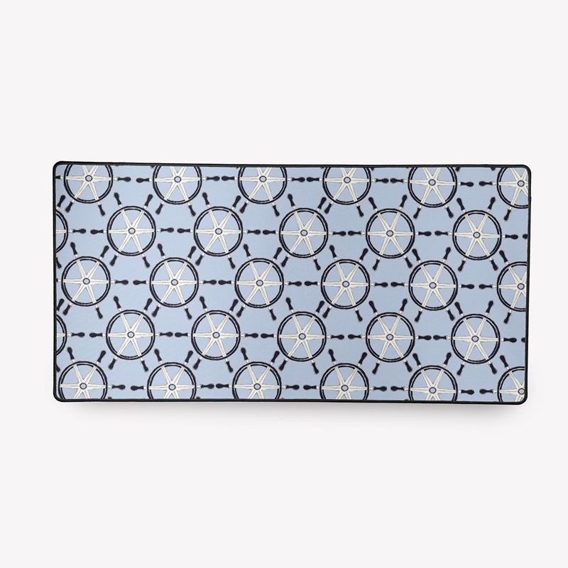 Grand sous-main Jeffry, Bleu