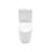 Ceramic One Piece Toilet For Bathroom, 12-Inch Rough-In, 1.24/1.6 GPF, Dual Flush With Soft Clsoing Seat, Powerful Dual Flush MAP 800G