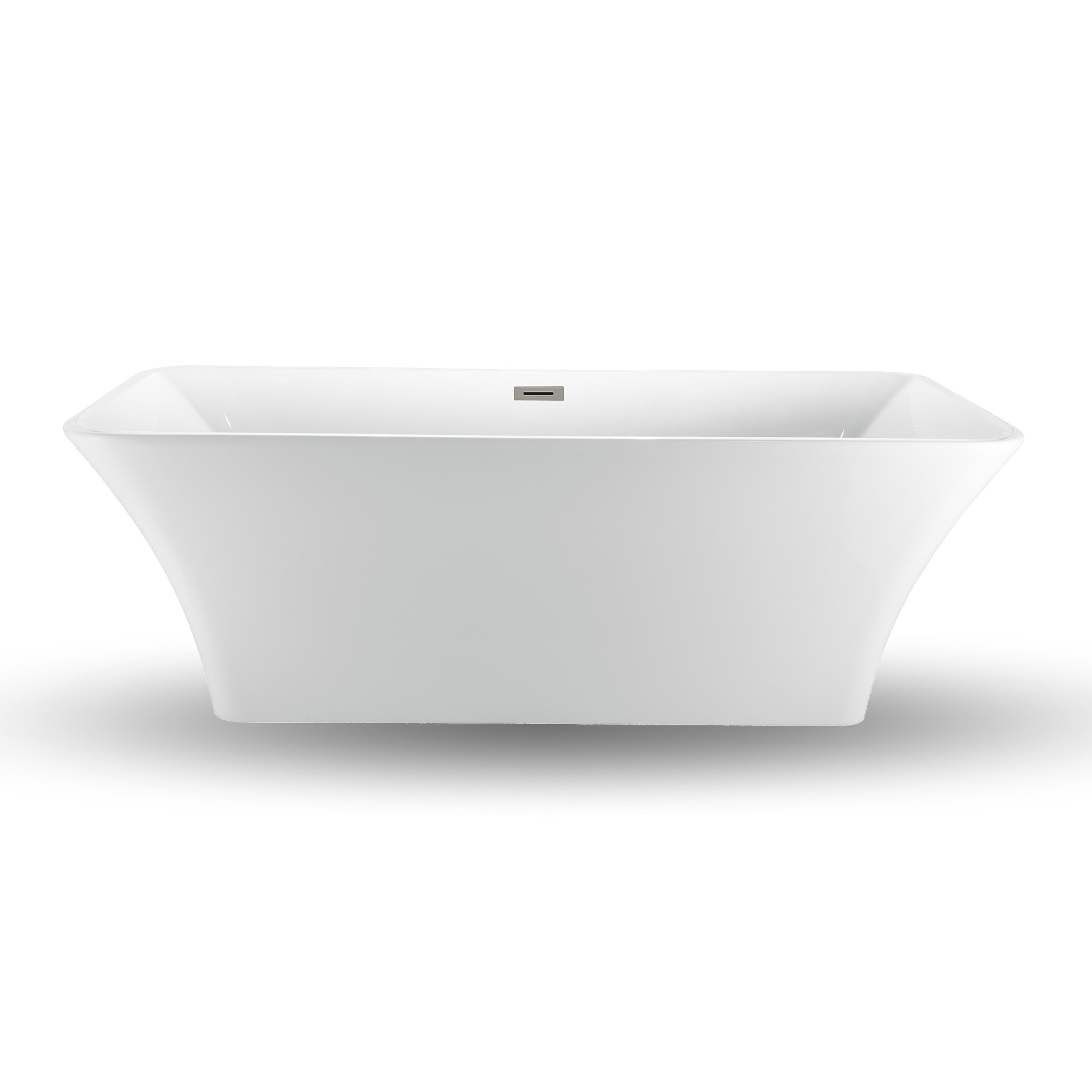 StreamlineBath 71" Streamline Freestanding Soaking Acrylic Bathtub With