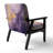 Berdahl Marble Upholstered Armchair-424907466-463376207