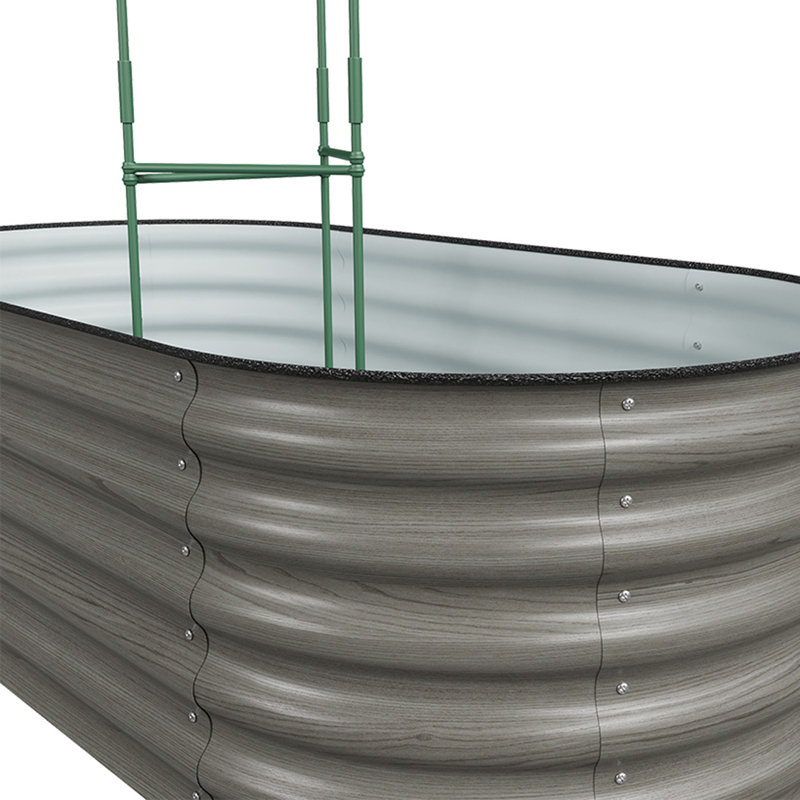 Metal Raised Garden Bed, 120" H x 160" W x 80" D