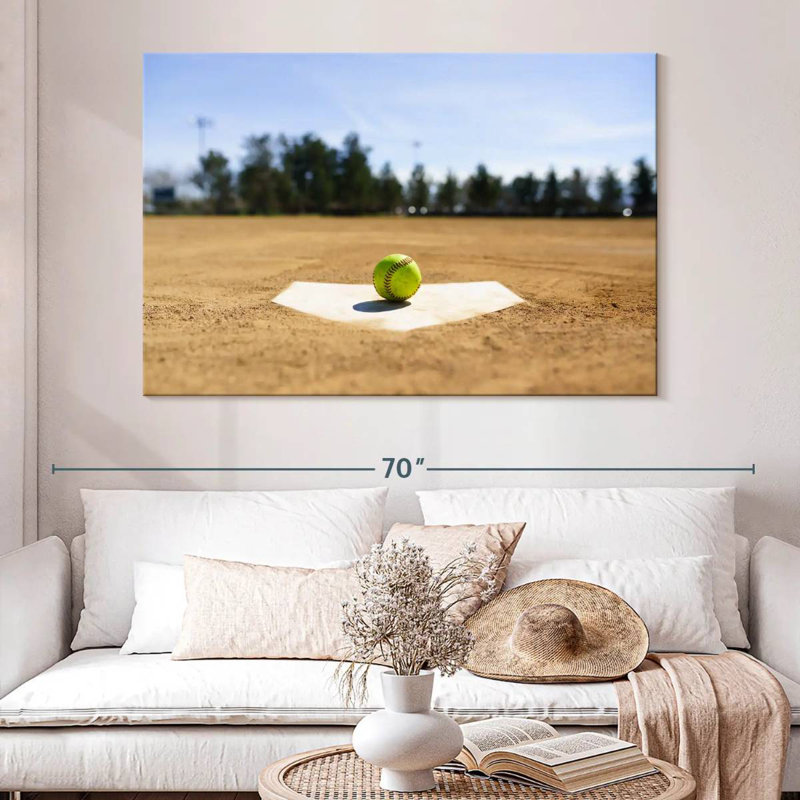 'Softball Base, 34" H x 51" W