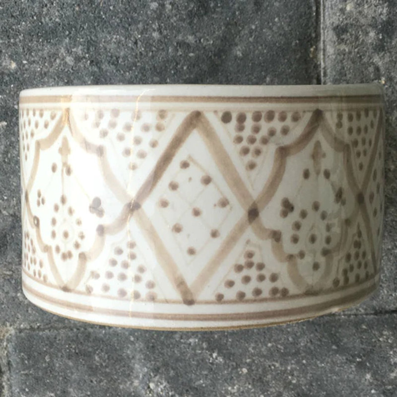 Handmade Ceramic Pot Planter, Gray