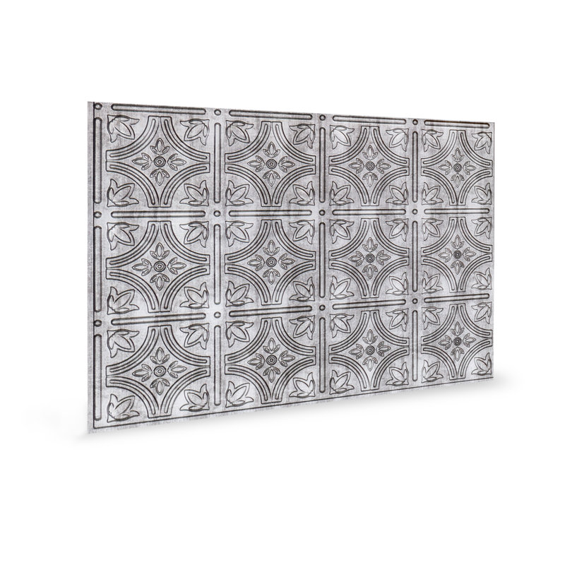Dosseret Empire en étain (paquet de 30), Argent Crosshatch