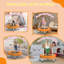 Trampoline 28 pouces pour tout-petits pour enfants de 1 an et plus avec poignée, cadeaux pour bébé pour les garçons et les filles, intérieur et extérieur