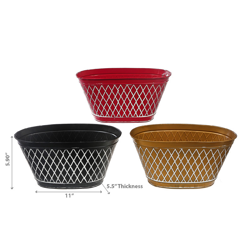 Metal Pot Planter