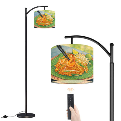 Lampe sur pied avec abat-jour réglable Arc